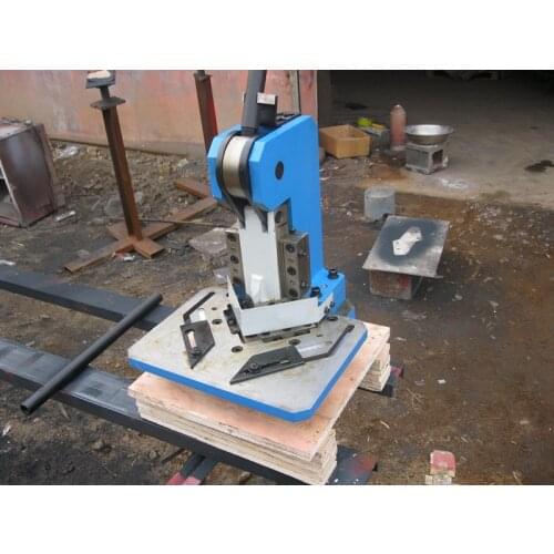 HN-3/102 hand operated notcher right angle shear cutting machine manual machinery tools