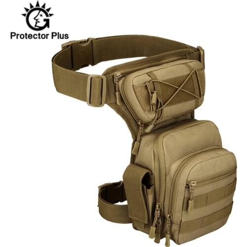 Men Leg Bag Hiking Male Waist Hip Motorcycle Belt Bags Army Thigh Bag Utility Waist Pack Drop Utility Outdoor Sports XA289WD