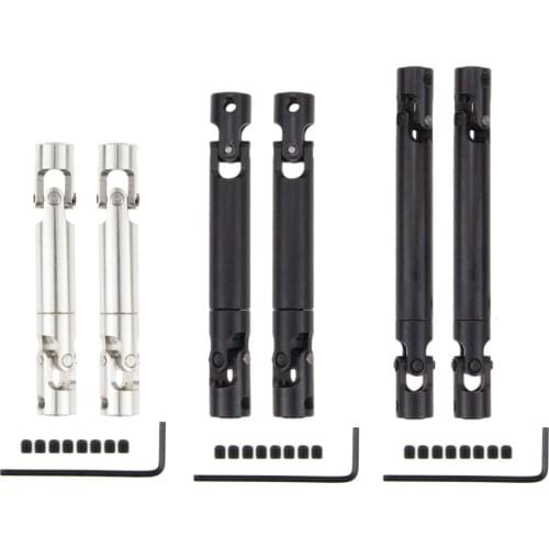 2pcs CVD Universal Drive Shaft 81-103mm 90-125mm 110-155mm Coupling bore 5-5mm for 1/10 SCX10 90021 90028 RC4WD/TAMIYA CC01/D90