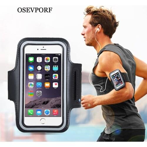 Waterproof Gym Sports Running Armband For iPhone 8 7 5 5S 5C SE 6 6s 8 Plus X XS Max XR Samsung Phone Case Cover Holder Armband