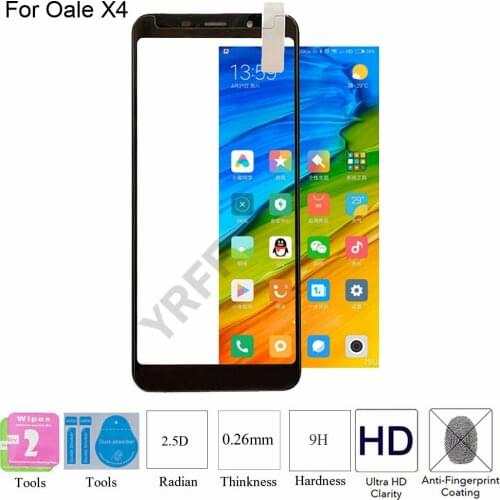 2PCS For Oale X4 Tempered Glass Protective Explosion-proof Screen Protector Film For Oale X4