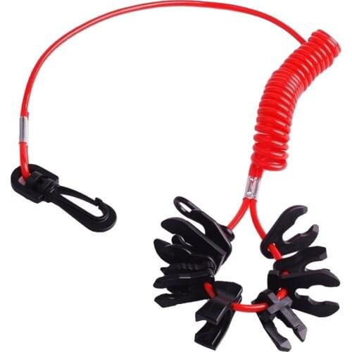 Replacement Watercraft Emergency Engine Cut Off Kill Switch 11 key & Lanyard