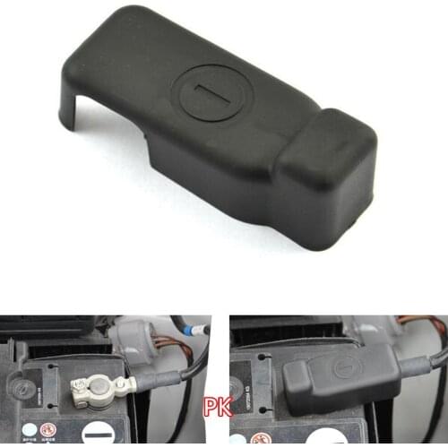 YAQUICKA Car Engine Negative Power Batteries Battery Protection Cover Dustproof Cap For Volkswagen Polo Jetta Skoda Fabia Rapid