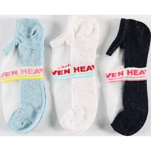 DONG AI Woman Invisible Boat Socks Womens Short Socks Female Ladies Shallow Mouth No Show Socks Slippers Summer Style