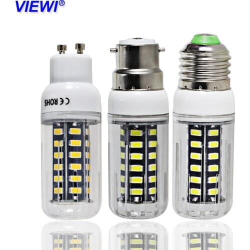 1 piece ampoule led bulb dimmer light E27 B22 E14 GU10 Ac dc 12V 110v 220v dimmable candle spotlight corn bulbs lamp 7W 5730 SMD