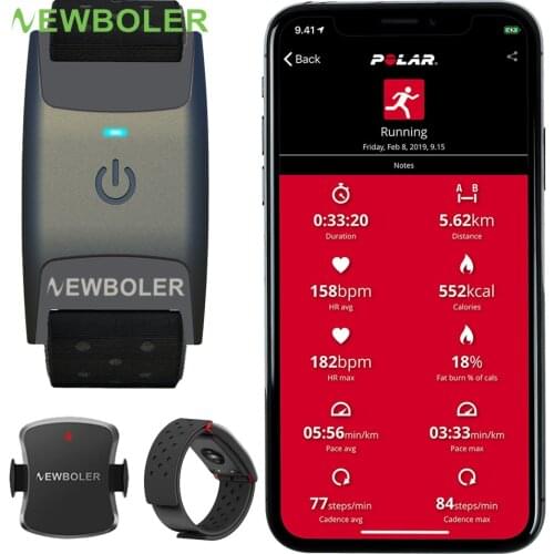 Heart Rate Monitor Wrist Band Arm Belt Bluetooth 4.0 ANT Cycling Accessories Cadence Sensor for Wahoo Zwift GPS Bike Computer