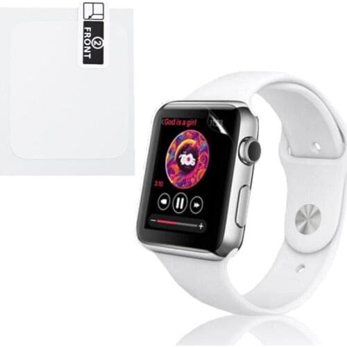 OOTDTY Hydrogel Membrane Full Coverage Screen Protective Film For Apple Watch For iWatch Series 1/2/3 38mm 42mm