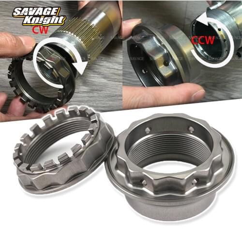Rear Wheel Axle Sprocket Flange Nut Set For MV Agusta F3 F4 Dragster 800 750 1078 Motorcycle Accessories CNC Titanium Assembly