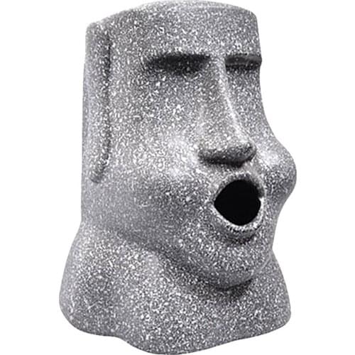 Tissue Box Creative Shape Easter Island Moai Decoration Tissue Storage Box Drawing Stone Personalized Household Tissue Box
