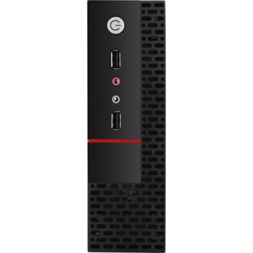 Silm PC DIY Mini itx HTPC case black Steel home theatre itx motherboard PC computer case gaming desktop enclosure chassis