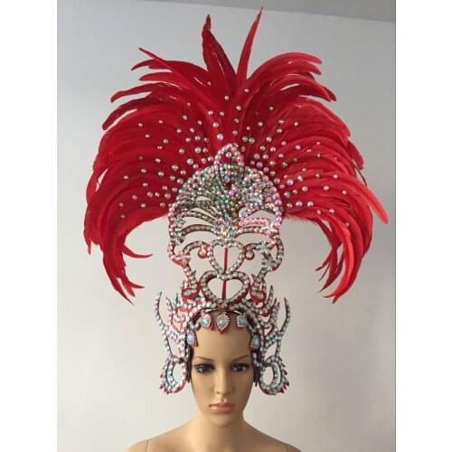 Lo spettacolo di danza copricapo di piume di accessori di abbigliamento La FESTA La Maschera IL Festival