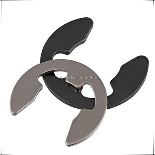 M7 M8 M9 Mn65 Nickel Plated Black Steel E Type Retaining Lock Washers For Shafts 500pcs/lot