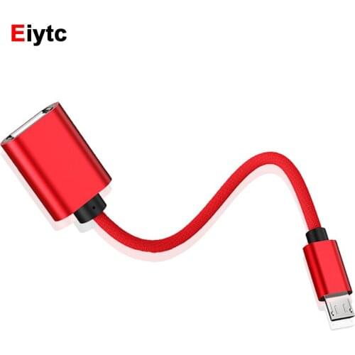 OTG Micro USB Cable Micro USB Male To USB 2.0 Female Adapter For Samsung Huawei Android Phone Flash Drive Keyboard Braided Cord