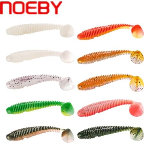 NOEBY Soft Lure 4cm 5cm 7cm 9.5cm 12cm Swimbait Fishing Lure Soft Bait Leurre Souple Shad Wobbler Silicone Bait Trout Fish Lure