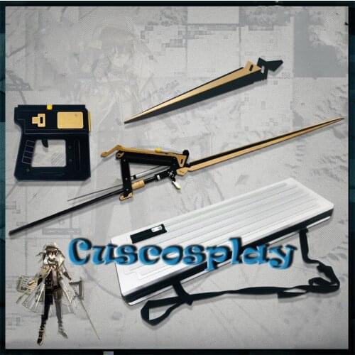 New Game Arknights Cosplay Guard Ayerscarpe Cosplay Prop PVC Gun Sword Weapons Box Halloween Christmas Fancy Party Accessories