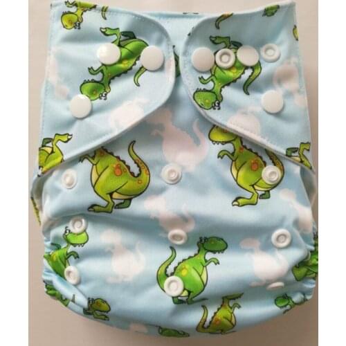 New Partner Baby Washable Reusable Cloth Diapers Nappies With Insert And Gift For boy Free Shipping 50 Diapers With 50 Insert