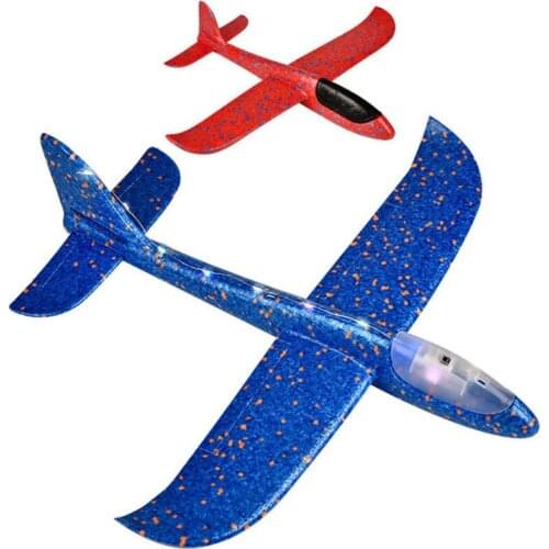 48CM Foam Plane Glider Hand Throw Airplane Glider Toy Planes Inertial EPP Outdoor Launch Kids Toys for Children Boys Gift