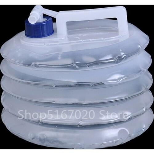 5L 10L 15L Foldable Car Water Tank Outdoor Foldable Portable Water Bag Camping Hiking Portable Car Water Storage Bag