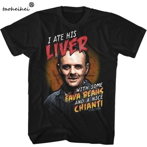 Silence of The Lambs I Ate His Liver Black Shirts