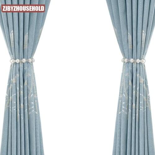 High Shading Fabric Curtains for Living Room and Bedroom Modern Minimalist High- Quality Curtains Left and Right Biparting Open