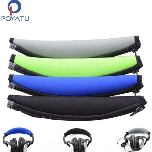 POYATU Headphone Headband For Bose QC15 QC2 QC35 QC25 Headphone Headband Cushion Replace Cover Pad Headphone Head Band Zipper
