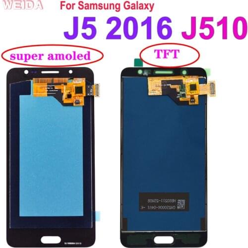 For Samsung Galaxy J5 2016 J510 LCD Display Touch Screen Digitizer Assembly for J510 J510FN J510F J510M J510H /DS Screen