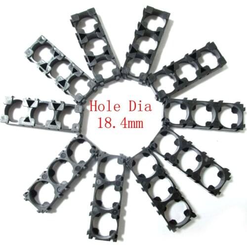 10pc Battery Spacer 3x 18650 Radiating Shell EV Battery Pack Plastic Heat Holder