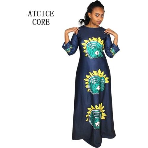 African dresses for women new african fashion design dashiki dress for lady free size