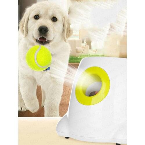Automatic Ball Throwing Machine For Dog Interactive Toy Creative Tennis Ball Launcher Dog Toys Pet Toys Dog Pet Launcher