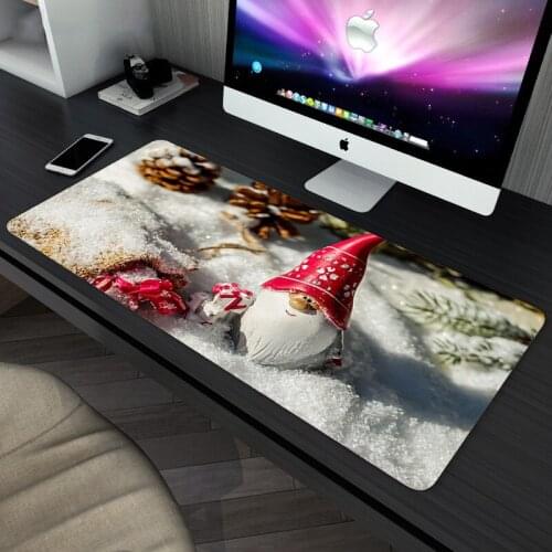 Sell Well Large Size Gaming MousePad Cute Cartoon Rubber Mouse Pad Office Decoration Home Table Mat Christmas Design Gifts