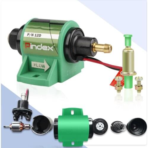 CarBole Universal Diesel 12D Electronic Fuel Pump 12V 35GPH 4-7 PSI Oil Fuel Pump Car Accessories nternal Pressure Regulator