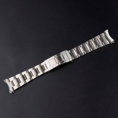 Vintage Bracelet Watch band for Vintage 1960 Watch Case 316L Stainless Steel Matte Finished Watch Adjustment Accessories Parts