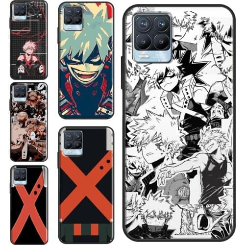 Katsuki Bakugo Boku No Hero Academia For OPPO Realme 6 7 8 Pro C3 C21 GT Neo Phone Case For OnePlus 9 Pro 8T Nord 8 Pro Cover