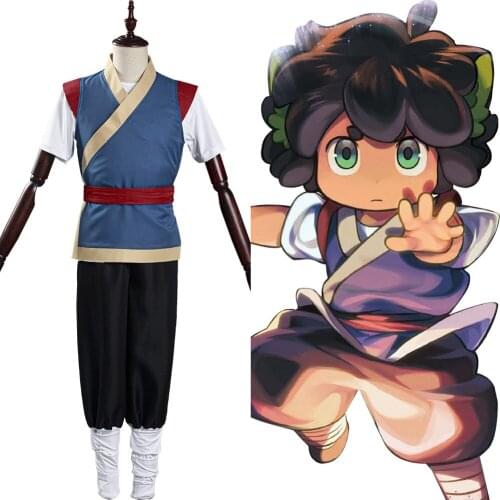 The Legend of LuoXiaohei-LuoXiaohei Cosplay Costume Pants Top Outfits Halloween Carnival Suit