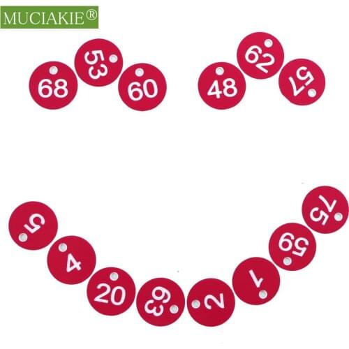 Round Labels with Numbers On Them Husbandry Farm Tag Animal Livestock Markers Classification Sign Beehive Label Beekeeping Box