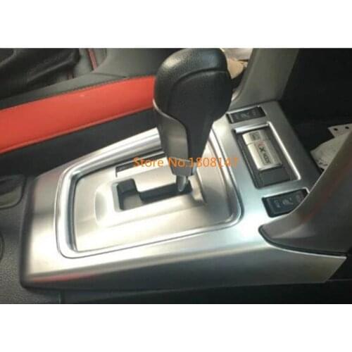 Car Cover ABS Inner Middle Shift Stall Paddle Cup Switch Knob Frame Lamp Trim 1pcs For Subaru Forester 2013 2014 2015 2016 2017