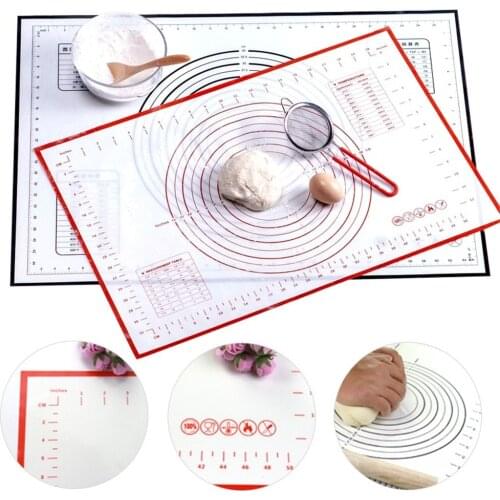 Kitchen Accessories Silicone Baking Mats Sheet Pizza Dough Non-Stick Maker Holder Pastry Cooking Tools Kitchen Utensils Gadgets