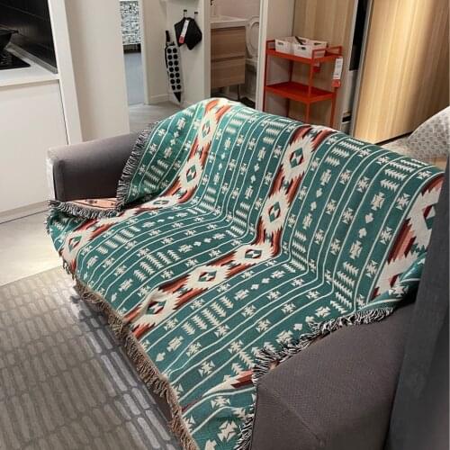 Best selling 2020 sofa blanket full cover Indian outdoor carpet camping blanket boho decor rug Picnic mat Travel Pastoral carpet