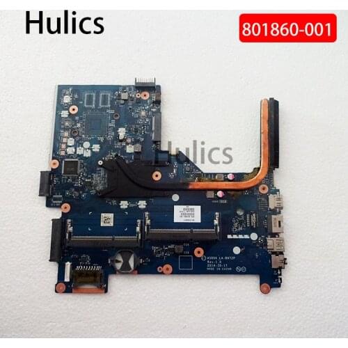 Hulics Original Laptop motherboard For HP Pavillion 15-R 250 G3 I3-5010U Mainboard 801860-501 801860-001 AS056 LA-B972P