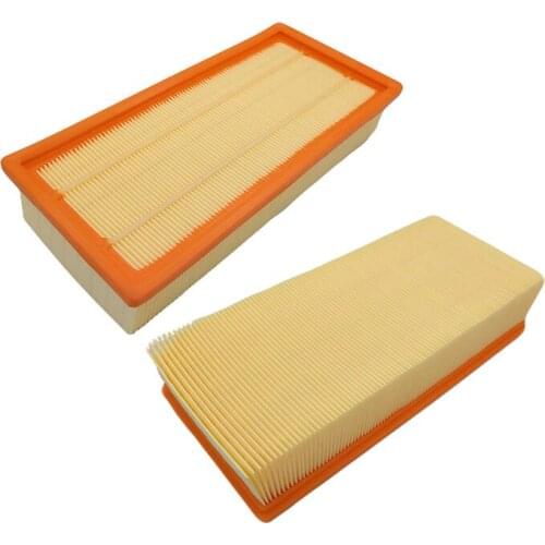 2 pcs/lot cleaning filter kits for karcher NT series NT65/2 NT72/2 NT75/2 HEPA Filter Vacuum Cleaner Accessories