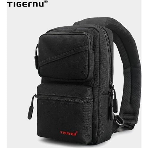 Tigernu Brand New Mens Messenger Bags Business Shoulder Bags Leisure Sling Bag Male Messenger Bag Mini Chest Bags For 9.7" ipad