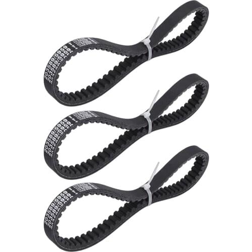 3x Rubber 30 Series Go Kart Drive Belt Torque Converter Replaces for Manco 5959 / Comet 203589