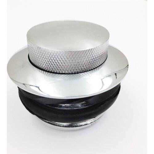 For Motorcycle Harley bike Chromed Motorcycle Flush Pop Up Reservoir Oil Cap Vented Fuel tank