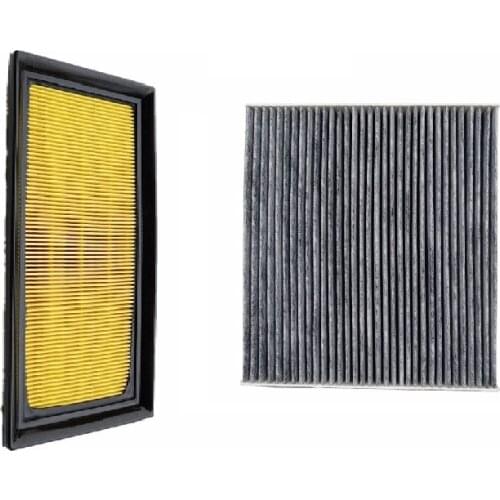 Air Filter Cabin Filter 2 pcs For Toyota VIOS YARIS L 1.3 1.5 Model 2013 2014-Today Car Accessoris Filte 17801-0Y050 87139-06060