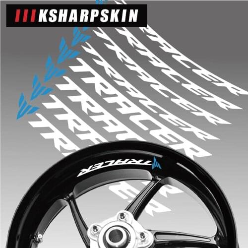 High quality Motorcycle rim logo sticker decal reflective moto car Accessories decoration for YAMAHA tracer 900 700 900gt