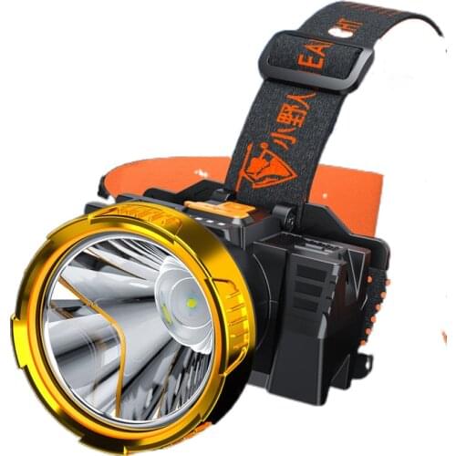 Bright headlight glare lithium rechargeable flashlight small portable head mounted night fishing special xenon lamp