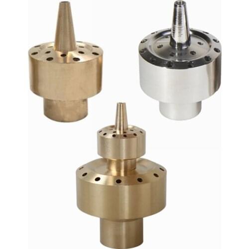 1Pcs Copper Brass Column Fountain Pond Nozzles For Garden Pool (1/4" 1/2" 3/4" 1")