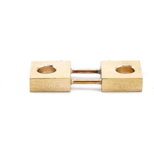 1pcs FL-19B Shunt 100A 75mV Welding Machine Brass Resistor DC Shunts For Current Analogue Panel Meter