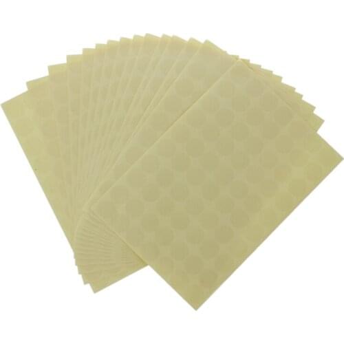 1050 Crystal Clear Round Stickers 19mm Stick Adhesive Seal Label