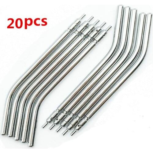 20 pcs/lot Dental Air Water Spray Triple Syringe 3 Way Nozzles/Tips/Tubes Stainless Steel for Handpiece Dentist Lab Equipment